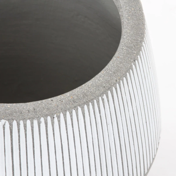 Harley L 53/40 kamienna donica szara w białe paski