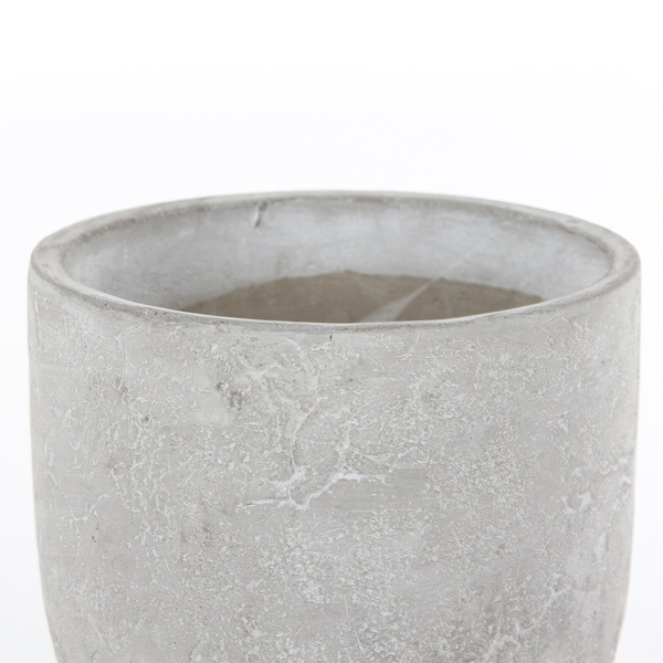 JIMMY 14/22,5 cm jasnoszara osłonka na drewnianych nóżkach