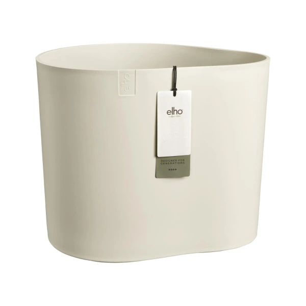 Eden Aquacare Low 40 niska donica owalna biała linen white system samonawadniający