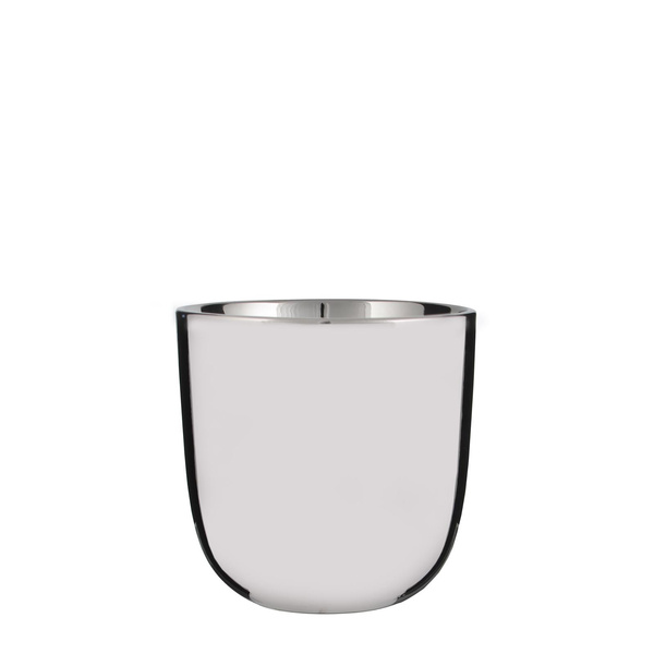 CHAZ 13/12 doniczka chromowana srebrna