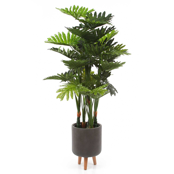 Sztuczny Filodendron Philodendron Selloum 120 cm rozpiętość 80 cm