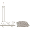 System nawadniający E3P do donic KIAM 30x30, KIAM 35x35, KUBE 30x30, KUBE HIGH 30x30, KUBE HIGH SLIM, KUBE TOWER - rozmiar 17x17 cm