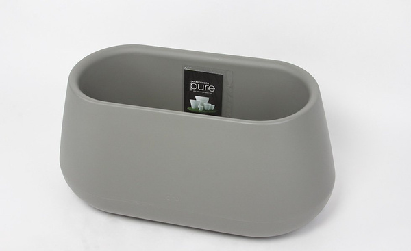 Pure Cone Long 68x39/33 donica prostokątna popielata beton concrete