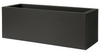 KUBE CASETTA 100x40/40 donica prostokątna niska grafitowa czarna perła