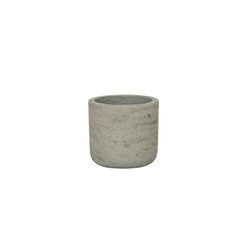 Charlie XXXS 8,5/7,5 szara doniczka kamienna na kaktusy