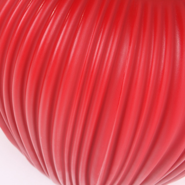 SKIN S 60 donica prążkowana designerska czerwona