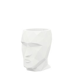 ADAN VONDOM 30x42/42 biała lakierowana doniczka designerska głowa