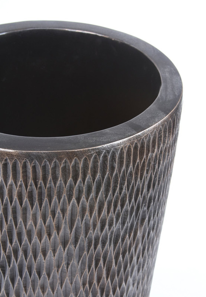 UNIVERSE COMET STRAIGHT 33/70 doniczka ręcznie zdobiona brązowa