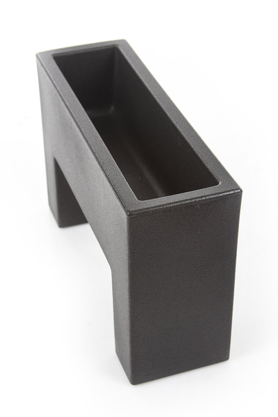 MURO NANO 25x8/16 designerska doniczka prostokątna grafitowa