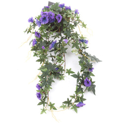 Sztuczna Petunia pnącze 80 cm fioletowe kwiaty