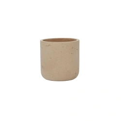 Charlie XS 12/11,5 doniczka walec kamienna glina clay washed