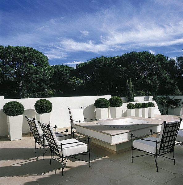 LECHUZA CUBICO 40x40/75 donica srebrna metalik