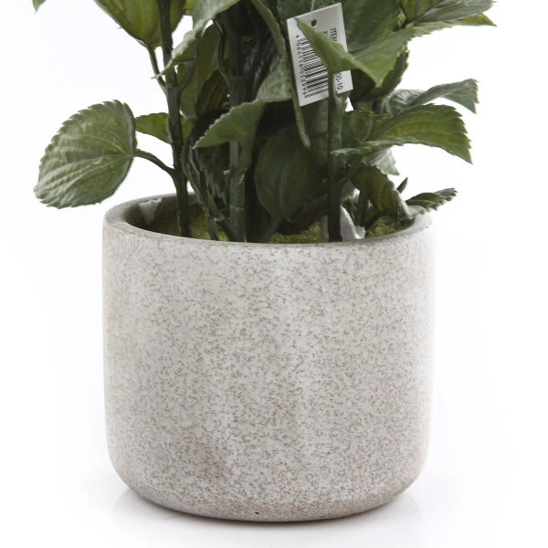 Sztuczna szałwia niebieska 45 cm w cementowej doniczce