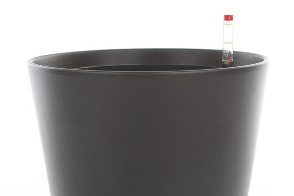 Zestaw do hydroponiki Leni 22/19 Vasa osłonka ceramiczna antracytowa