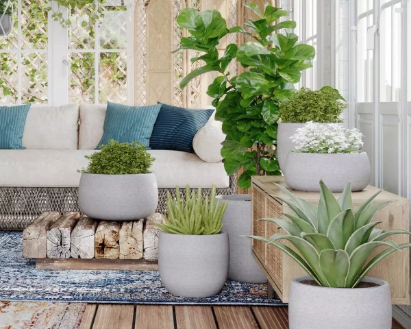 Hemera 20/18 antracytowa osłonka ceramiczna balonowa