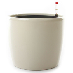 Zestaw do hydroponiki 22/19 Venus osłonka ceramiczna kremowa z połyskiem