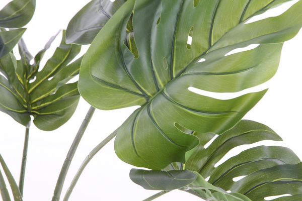 Sztuczna Monstera dziurawa deliciosa 60 cm 10 liści bush