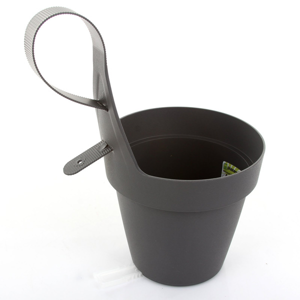 MyMood 18 doniczka wisząca białoszara regulowana