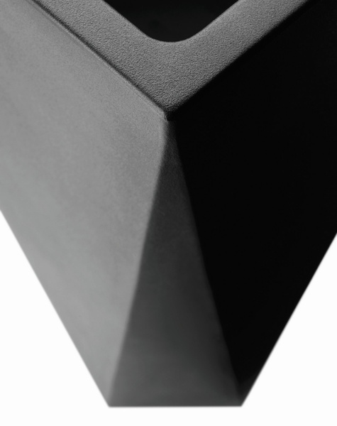 DIAMOND 26x26/72 donica designerska wysoka smukła biała