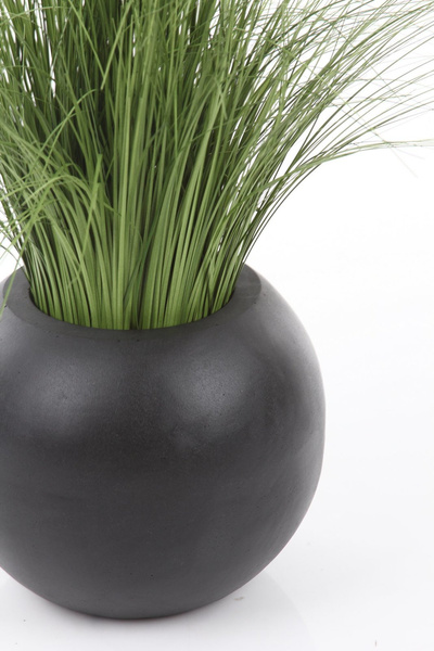 Beth S 31/25 naturalna czarna doniczka kulista