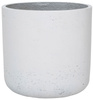 Charlie XXXS 8,5/7,5 biała doniczka kamienna na kaktusy