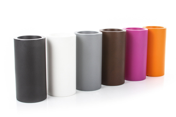 CILINDRO ALTO 14/28 doniczka cylindryczna antarcytowa