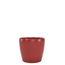 NUBIA 8 mała osłonka ceramiczna do kaktusów czerwona