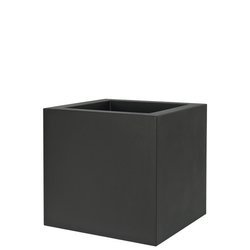 KUBE 40x40/40 donica kwadratowa niska grafitowa czarna perła