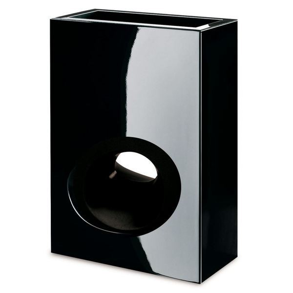 VASO MODO 50x26/75 donica designerska prosokątna czarna lakierowana