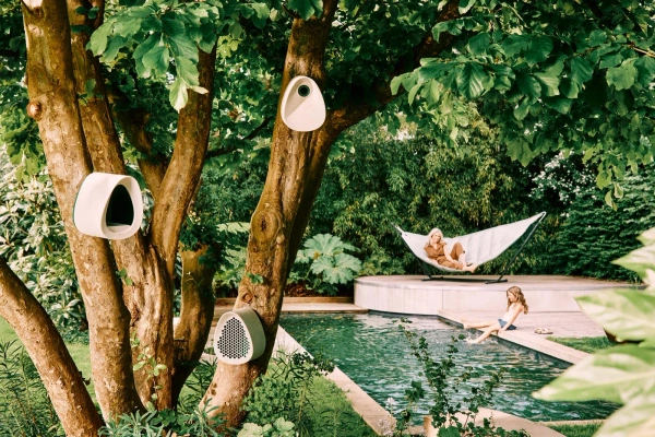 Essential domek budka dla ptaków szary fibrous grey