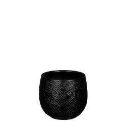 Porto 14/14 czarna osłonka chropowata z ceramiki