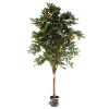 Sztuczna drzewko Mandarynka 170 cm cytrusy naturalny drewniany pień