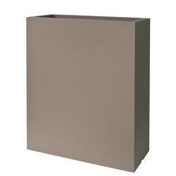 KUBE CASETTA TOWER 70x30/90 donica prostokątna wysoka taupe