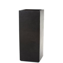 DIVISION 35x35/80 donica betonowa wysoka grafitowa