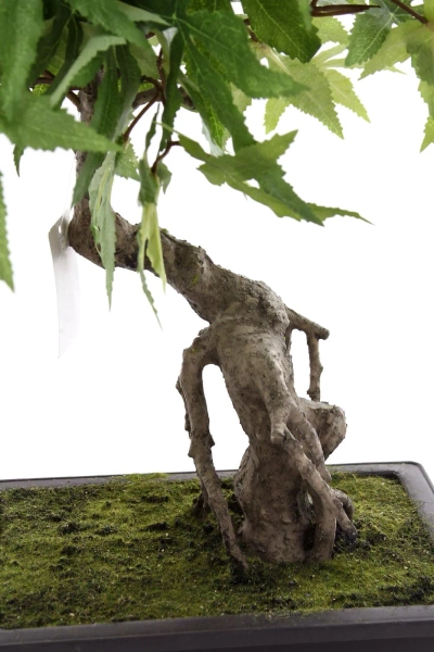 Sztuczny Bonsai Klon 50 cm zielony w doniczce