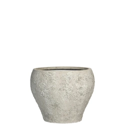 Claire XS 40/33 doniczka naturalna cesarska biel