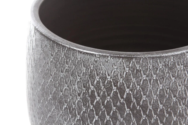 Madeira 28/28 srebrno-brązowo-szara osłonka z ceramiki wzorki