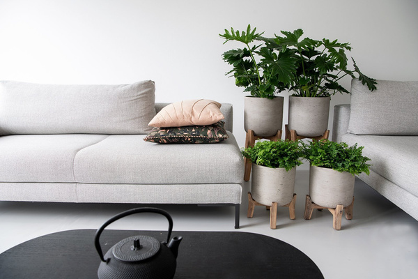 Patt XXXL 50,5/57,5 donica na niskich nóżkach czarna