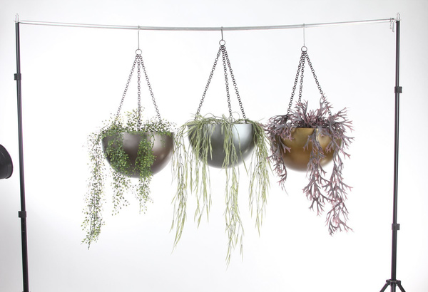 Gradient Hanging BOWL 33/21 doniczka wisząca półkula kawowa