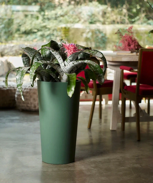 Tuit Raw 40/75 donica wysoka z wkładem zielona sage green