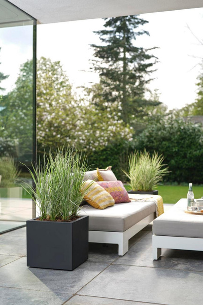 VIVO NEXT SQUARE 40x40/40 donica kwadratowa czarna