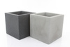 Kube 40x40/40 donica kwadratowa niska granit