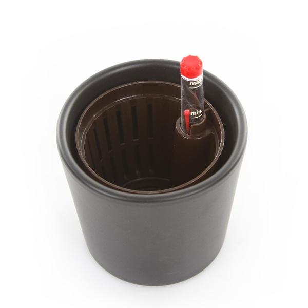 Zestaw do hydroponiki Leni 5/5 Vasa mini osłonka ceramiczna antracytowa