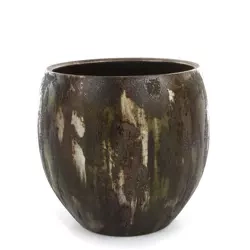 Roel 30/28 doniczka zielonordzawa ceramiczna