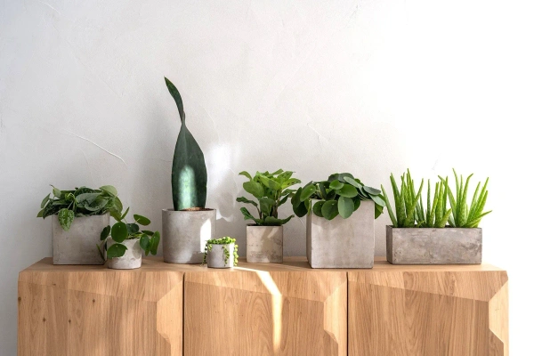 Grace XXXS 8x8/8 osłonka cementowa szara na kaktusy