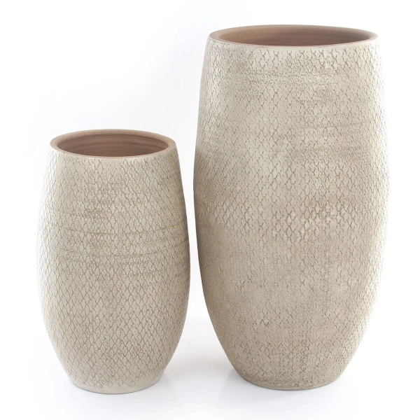 Madeira Vase 39/70 wysoka waza ceramiczna kremowa