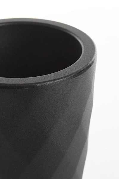 NANO VASES 14/28 doniczka wysoka designerska grafitowa
