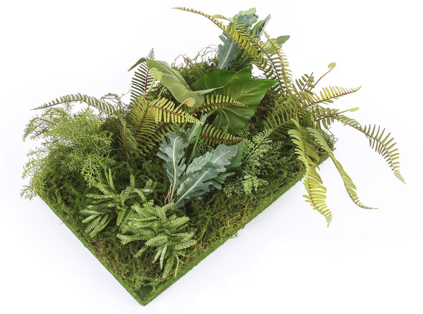 Sztuczna Zielona ściana Living Wall 40x60 cm