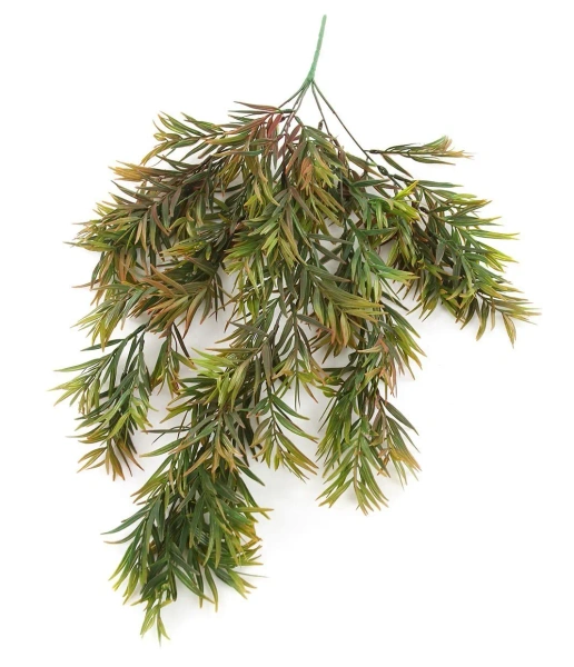 Sztuczny Asparagus wiszący 60 cm zielono-czerwony