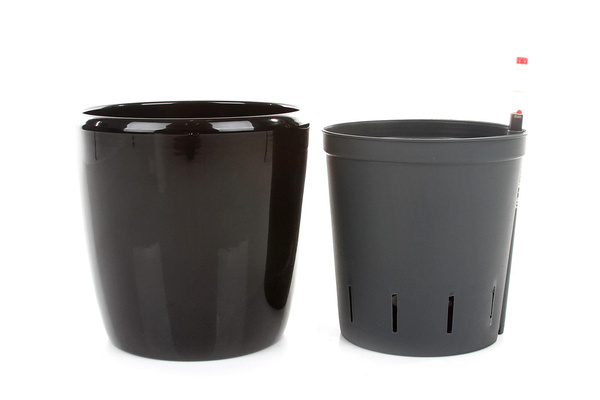 Zestaw do hydroponiki 18/19 Venus osłonka ceramiczna czarna z połyskiem